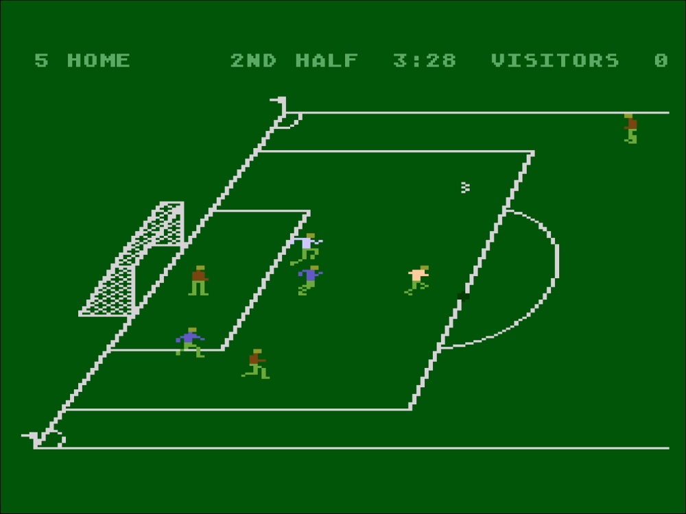 Gameplay of Realsports Soccer for Atari 5200